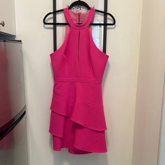 BCBGMaxAzria Dresses & Skirts - BCBG Pink Halter Dress